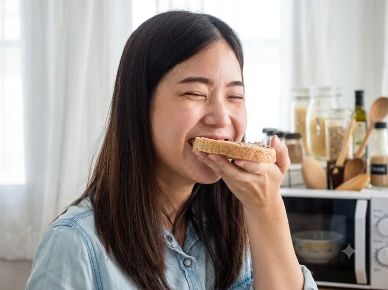 Ăn bánh mì đúng khẩu phần giúp kiểm soát năng lượng và cân nặng.