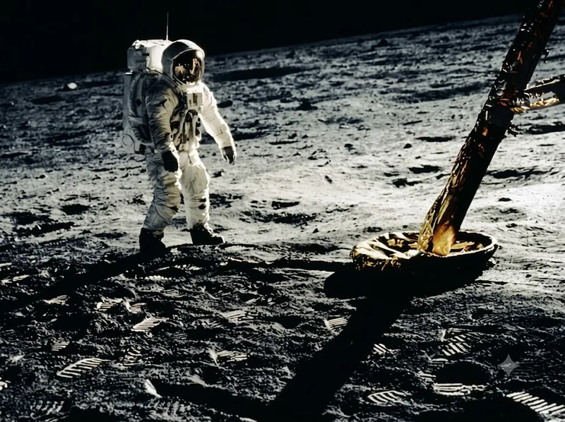 Apollo 11 đánh dấu lần đầu con người đặt chân lên một thiên thể khác