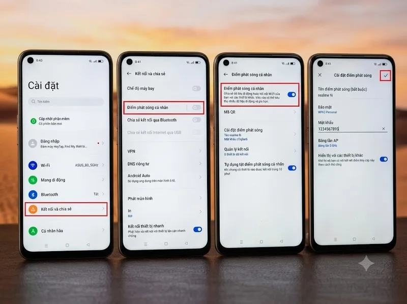 Phát Wi-Fi từ Samsung cho điện thoại Android và iPhone.