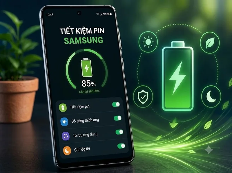 Mẹo tiết kiệm pin khi phát Wi-Fi từ điện thoại Galaxy.