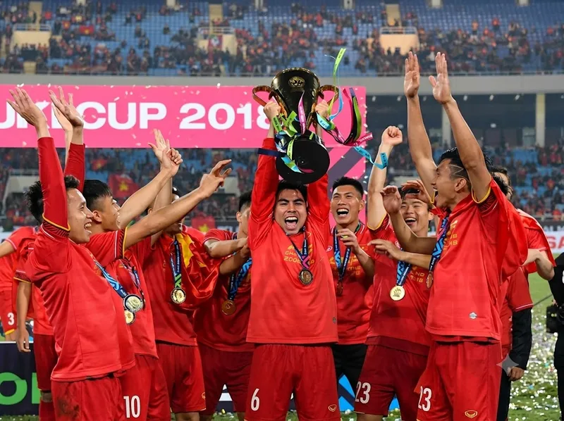 Đức Huy góp công giúp Việt Nam vô địch AFF Cup 2018.