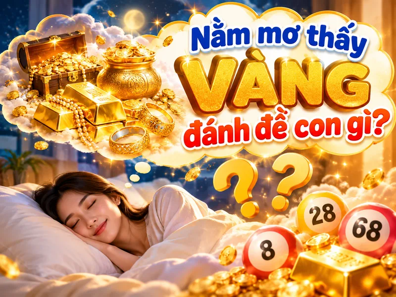 Nằm mơ thấy vàng đánh đề con gì là thắc mắc phổ biến của nhiều người